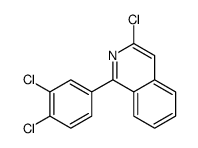 3-chloro-1-(3,4-dichlorophenyl)isoquinoline结构式