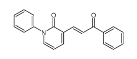 E-3-(2'-benzoylvinyl)-1-phenyl-2(1H)-pyridone Structure