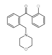 2-CHLORO-2'-MORPHOLINOMETHYL BENZOPHENONE Structure