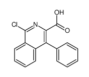 1-chloro-4-phenylisoquinoline-3-carboxylic acid Structure