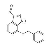 7-phenylmethoxy-2H-indazole-3-carbaldehyde结构式