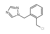 1-[[2-(chloromethyl)phenyl]methyl]-1,2,4-triazole Structure