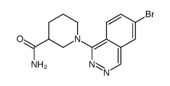1-(6-bromophthalazin-1-yl)piperidine-3-carboxamide结构式