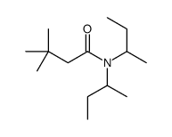 N,N-di(butan-2-yl)-3,3-dimethylbutanamide结构式