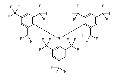 tris[2,4,6-tris(trifluoromethyl)phenyl]borane结构式