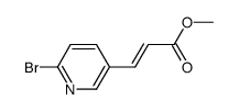 methyl (2E)-3-(6-bromopyridin-3-yl)prop-2-enoate结构式