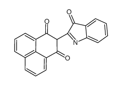 2-(3-oxoindol-2-yl)phenalene-1,3-dione结构式