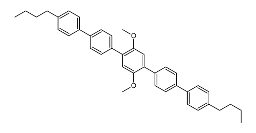 1,4-bis[4-(4-butylphenyl)phenyl]-2,5-dimethoxybenzene结构式