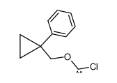 1-phenylcyclopropylmethoxychlorocarbene结构式