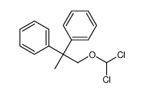 [1-(dichloromethoxy)-2-phenylpropan-2-yl]benzene结构式