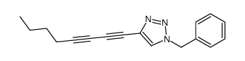 1-benzyl-4-octa-1,3-diynyltriazole结构式
