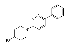 1-(6-phenylpyridazin-3-yl)piperidin-4-ol结构式