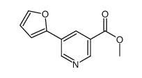 methyl 5-(furan-2-yl)pyridine-3-carboxylate structure