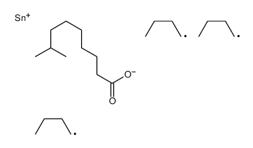 tributyl(tert-decanoyloxy)stannane structure