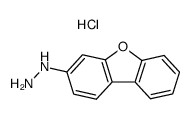 dibenzofuran-3-yl-hydrazine, hydrochloride结构式
