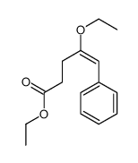 ethyl 4-ethoxy-5-phenylpent-4-enoate结构式