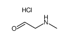 N-Methylaminoacetaldehyde Hydrochloride Structure