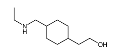 2-[4-(ethylaminomethyl)cyclohexyl]ethanol结构式