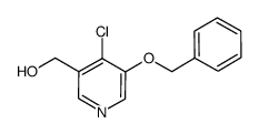 5-benzyloxy-4-chloronicotinic alcohol结构式