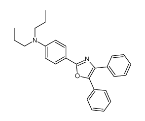 4-(4,5-diphenyl-1,3-oxazol-2-yl)-N,N-dipropylaniline结构式