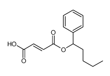 (Z)-4-oxo-4-(1-phenylpentoxy)but-2-enoic acid结构式