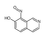 7-hydroxy-8-nitrosoisoquinoline结构式