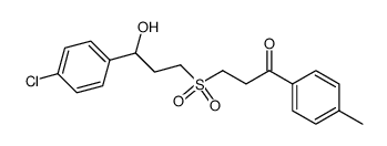 1-p-Chlorphenyl-7-p-tolyl-7-oxo-4-thia-heptan-1-ol-4,4-dioxid结构式