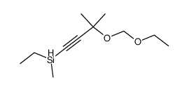 1--3-methyl-3-aethoxymethoxy-butin-(1) Structure