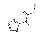 2-Fluoro-N-methyl-N-thiazol-2-yl-acetamide结构式