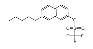 7-pentyl-2-naphthalenyl trifluoromethanesulfonate Structure