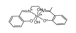 Ni((o-hydroxybenzaldehyde)(2-hydroxyacetophenone)ethylenediamine-2H)(H2O)2 Structure