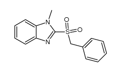 1-methyl-2-phenylmethanesulfonyl-1H-benzimidazole Structure