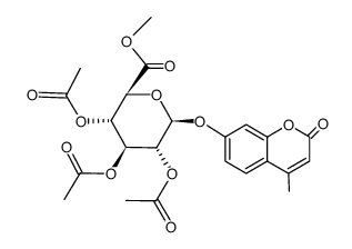 4-Methyl-2-oxo-2H-1-benzopyran-7-yl-β-D-glucopyranosiduronic Acid Methyl Ester 2,3,4-Triacetate picture