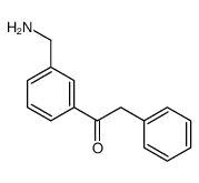 1-[3-(aminomethyl)phenyl]-2-phenylethanone Structure