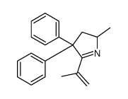 2-methyl-4,4-diphenyl-5-prop-1-en-2-yl-2,3-dihydropyrrole结构式