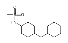 N-[4-(cyclohexylmethyl)cyclohexyl]methanesulfonamide Structure