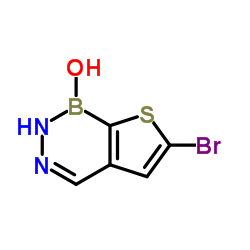 6-Bromothieno[2,3-d][1,2,3]diazaborinin-1(2H)-ol结构式
