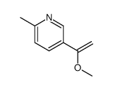 2-Picoline,5-(1-methoxyvinyl)-(6CI) Structure