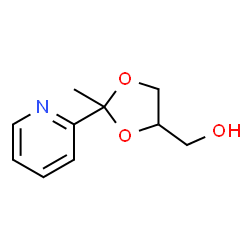 1,3-Dioxolane-4-methanol,2-methyl-2-(2-pyridyl)-(6CI) Structure