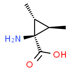 Cyclopropanecarboxylic acid, 1-amino-2,3-dimethyl-, (1alpha,2alpha,3beta)- (9CI)结构式