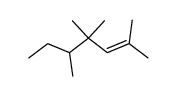 2,4,4,5-tetramethyl-hept-2-ene结构式