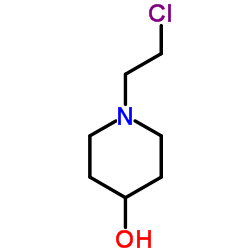 1-(2-Chloroethyl)-4-piperidinol结构式