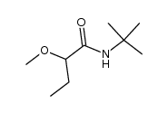 N-(tert-butyl)-2-methoxybutanamide Structure