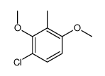 1-chloro-2,4-dimethoxy-3-methylbenzene Structure
