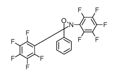 2,3-bis(2,3,4,5,6-pentafluorophenyl)-3-phenyloxaziridine结构式