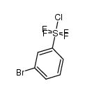 trans-m-bromophenylsulfur chlorotetrafluoride结构式