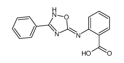 2-[(3-phenyl-1,2,4-oxadiazol-5-yl)amino]benzoic acid Structure