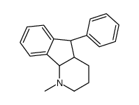(+)-2,3,4,4a,5,9b-Hexahydro-1-methyl-5-phenyl-1H-indeno(1,2-b)pyridine structure