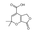 2,2-dimethyl-7-oxo-5H-furo[3,4-b]pyran-4-carboxylic acid Structure