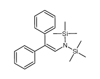 2-(2,2-diphenylvinyl)-1,1,1,3,3,3-hexamethyldisilazane结构式